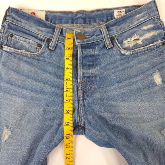 ABERCROMBIE AND FITCH JEANS MEN'S SIZE 30x31 DISTRESSED REFULAR FIT STRAIGHT LEG - Picture 12 of 16